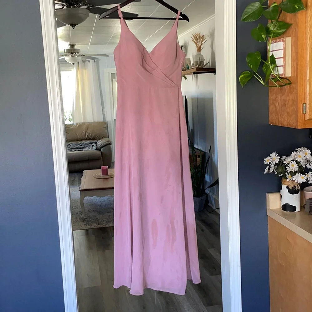 Azazie Dusty Mauve dress - Picture 1 of 6